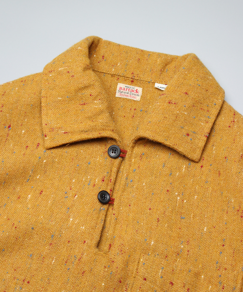 BARTACK by system uinc wool shirt