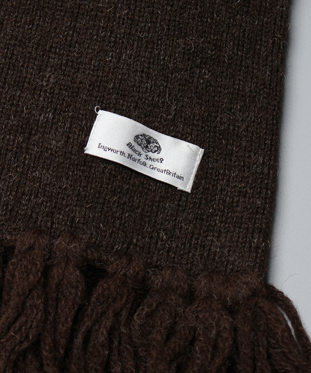Black sheep ENGLAND knit muffler