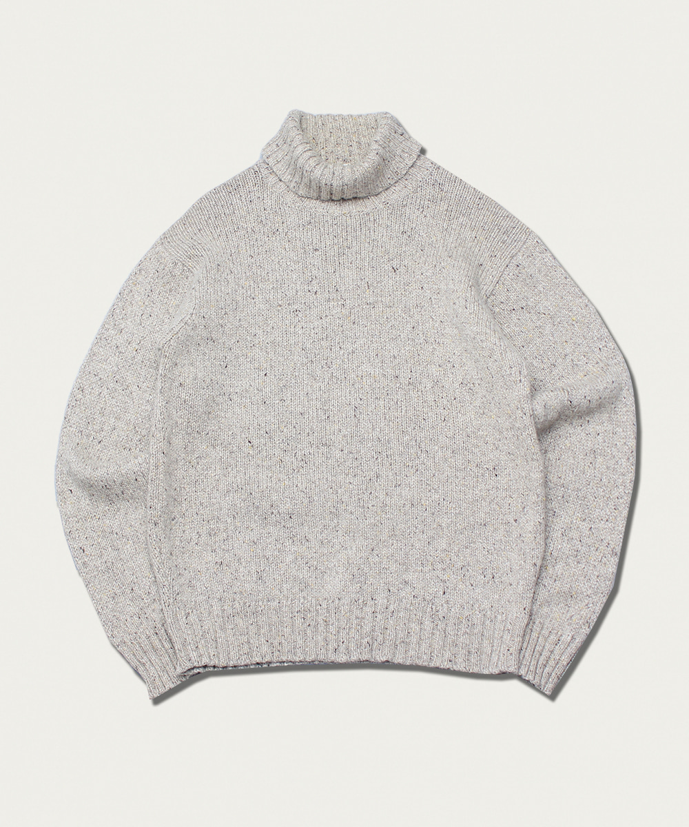 DAF donegal wool turtle neck