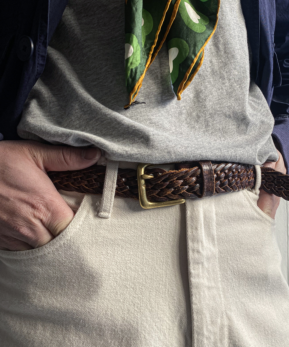 EDDIE BAUER leather belt