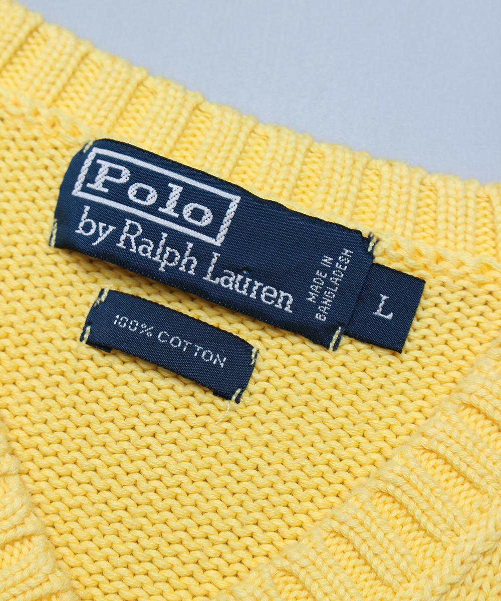 POLO RL cotton knit vest