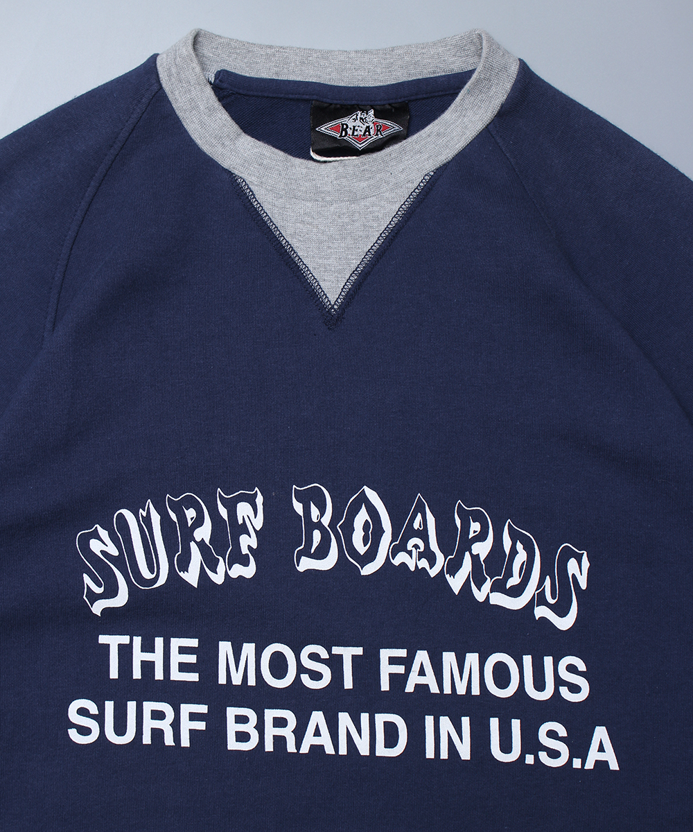 Bear surf boards half sweatshirt