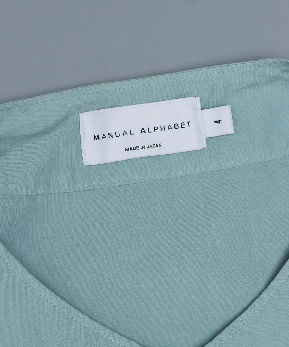 MANUAL ALPHABET typewriter shirt jacket