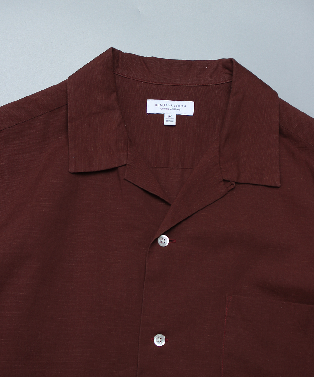 Beauty &amp; youth by united arrows open collar shirt
