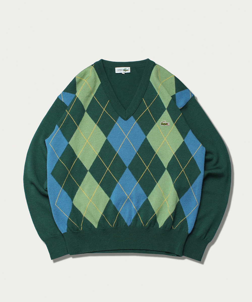 LACOSTE agryle wool knit