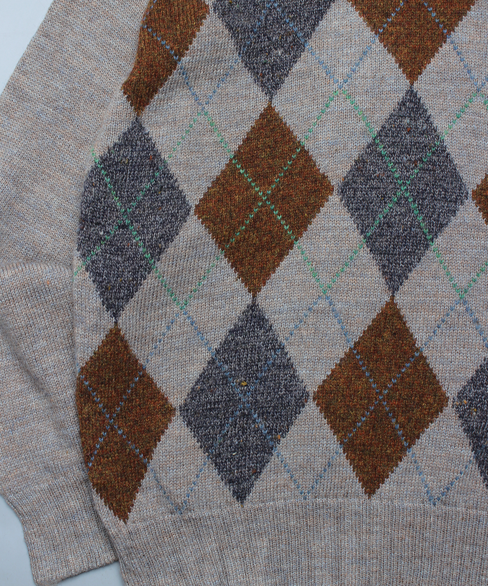 Spario britsh wool argyle sweater