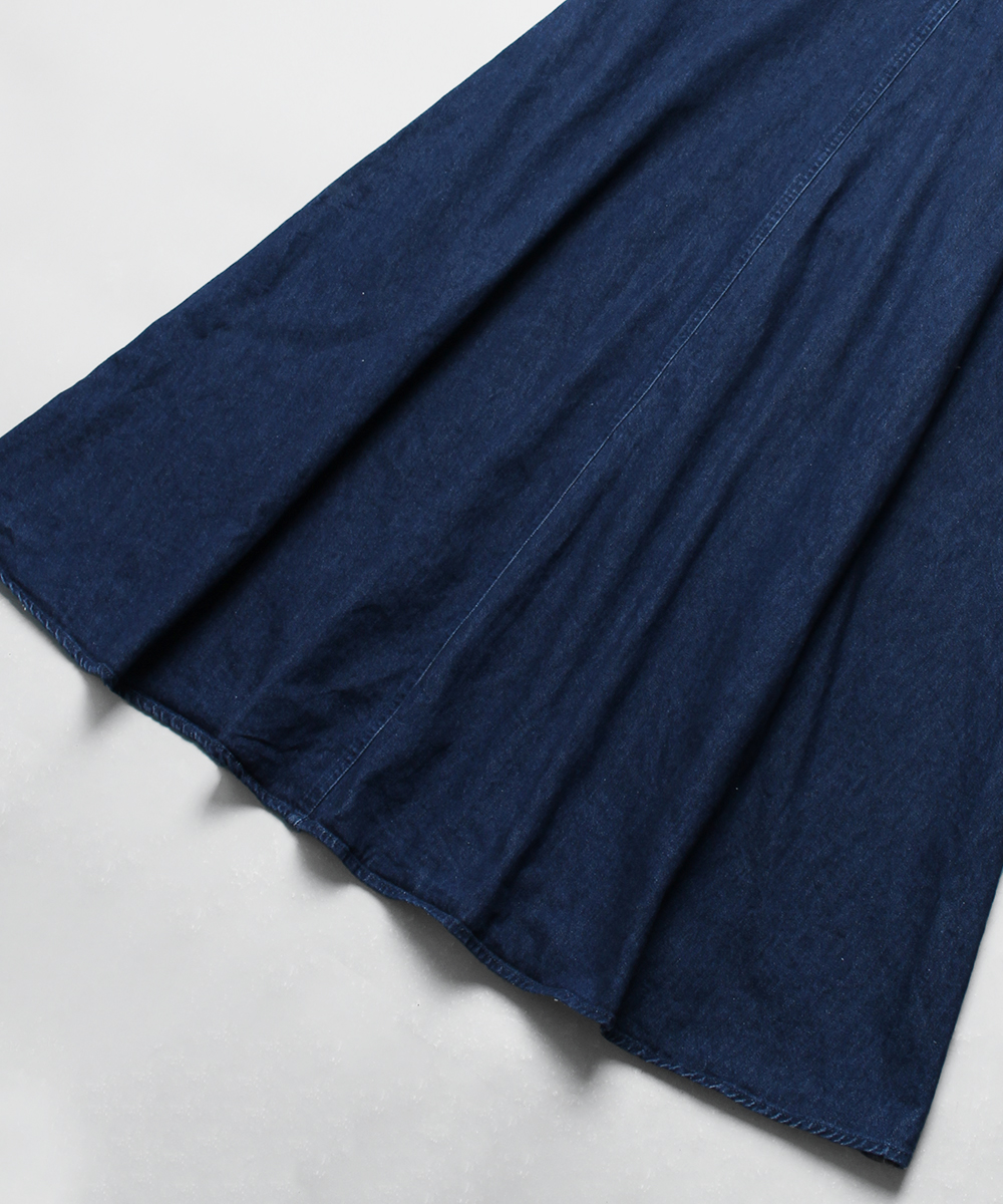 GRN denim overall skirt