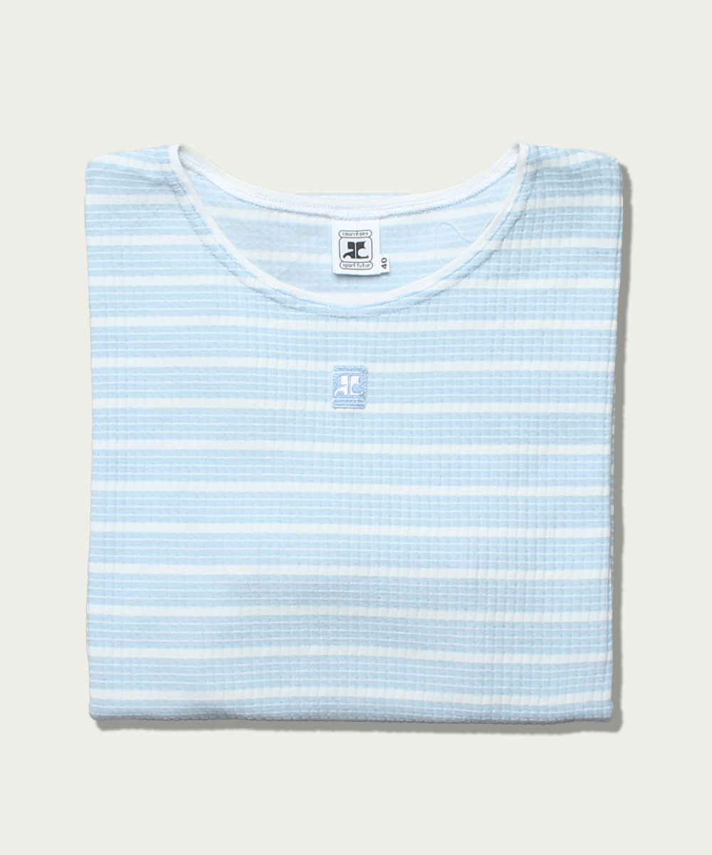 Courreges stripe  t-shirt