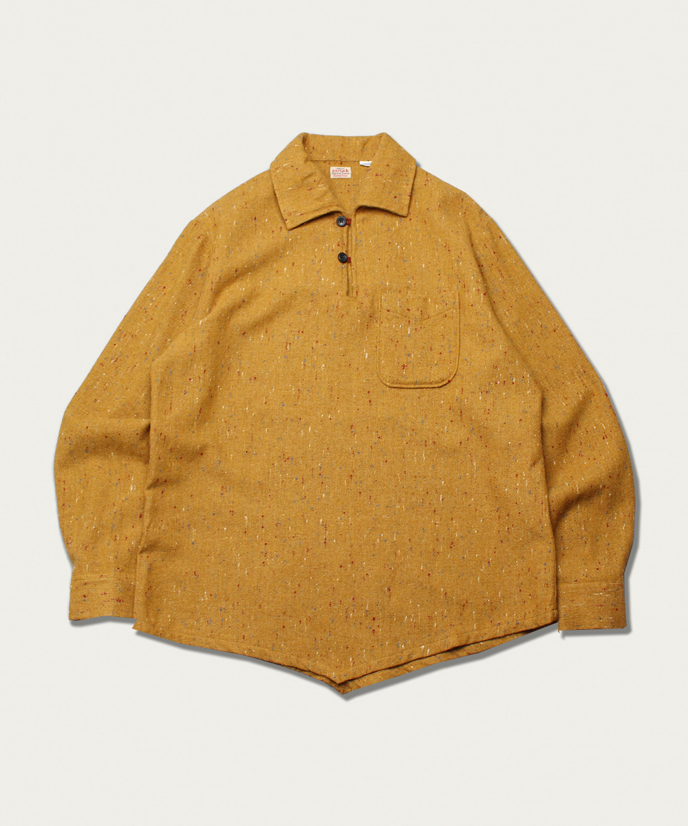 BARTACK by system uinc wool shirt