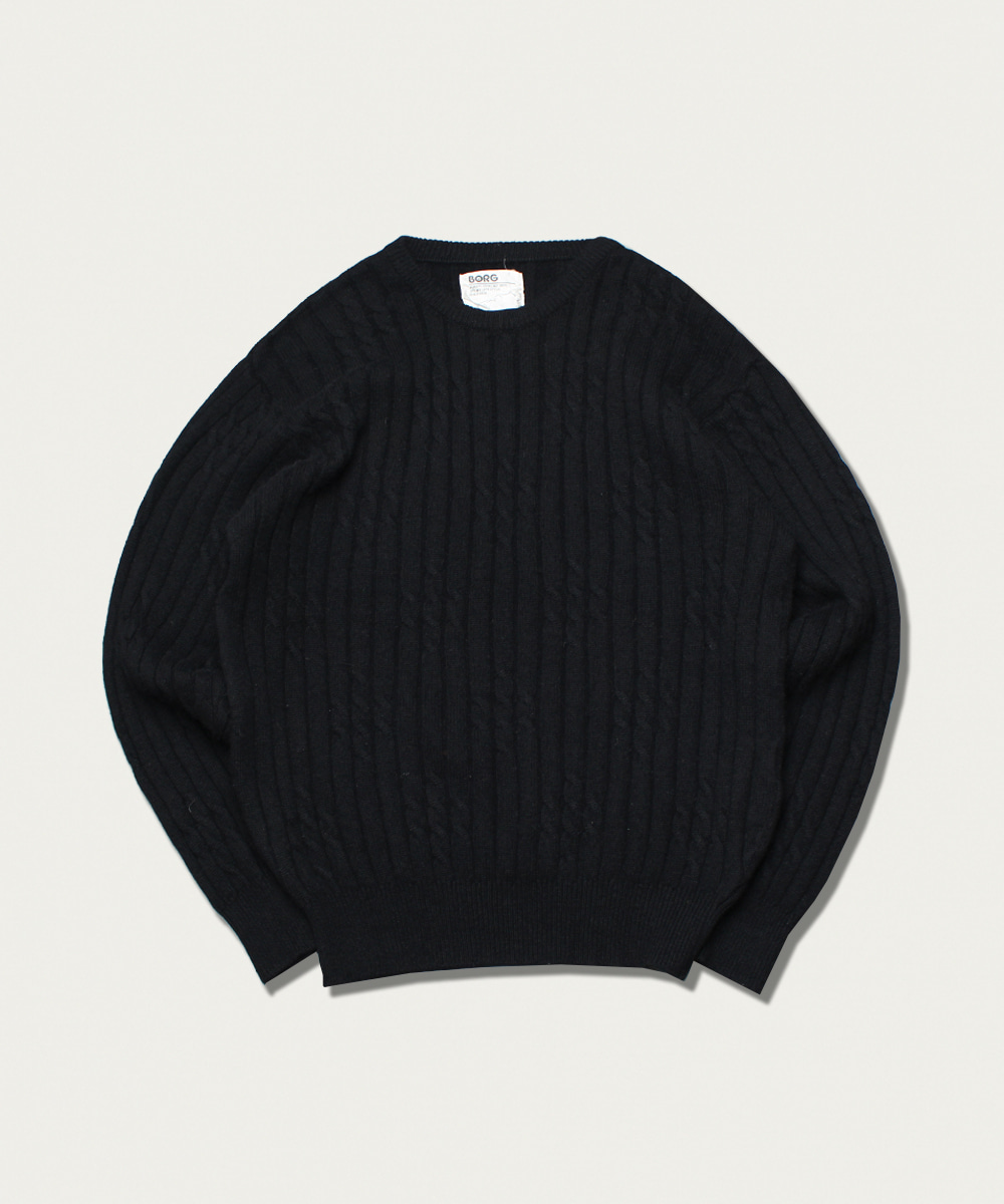 BORG angora wool sweater