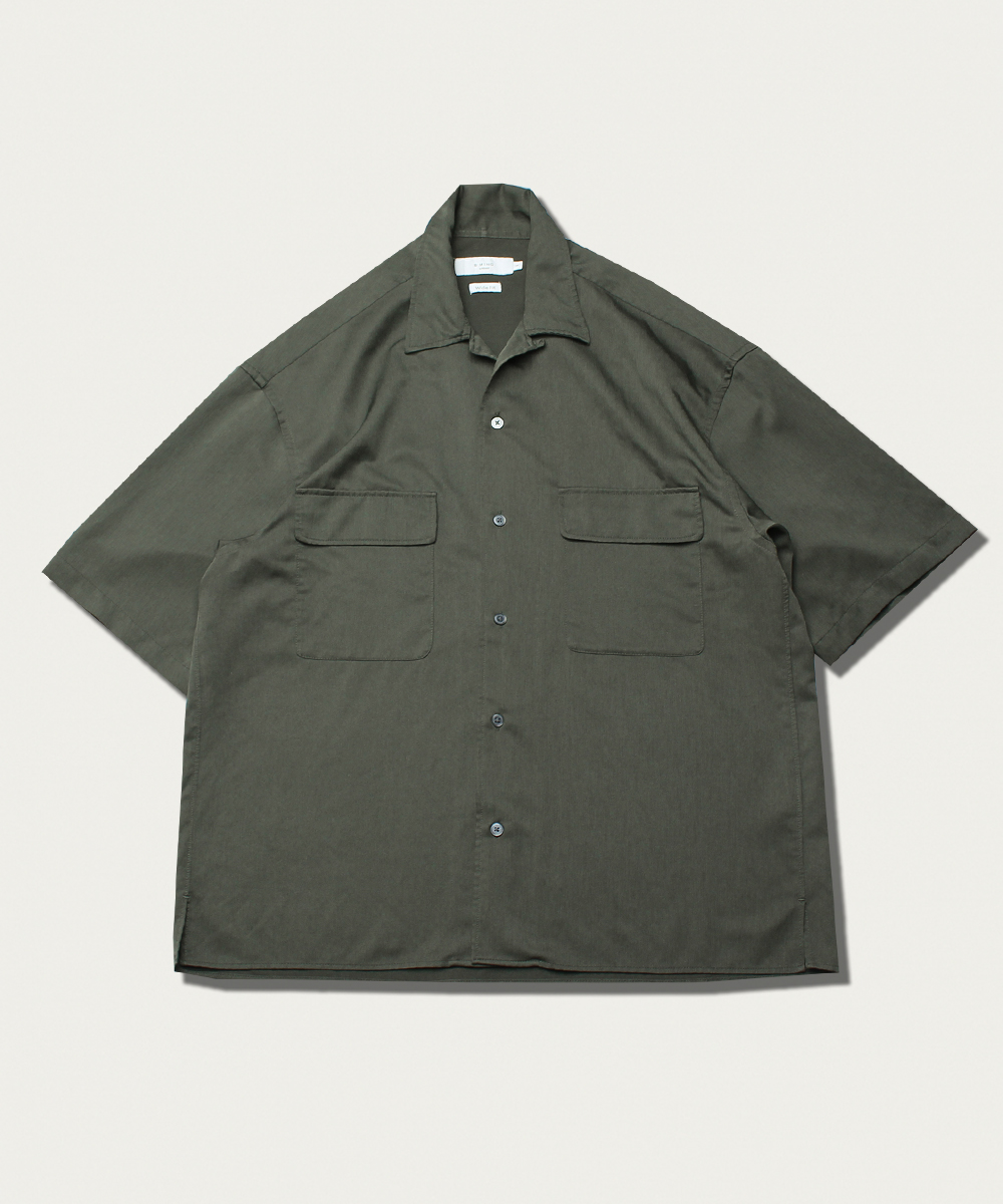 Bming life store by BEAMS CPO open collar shirt