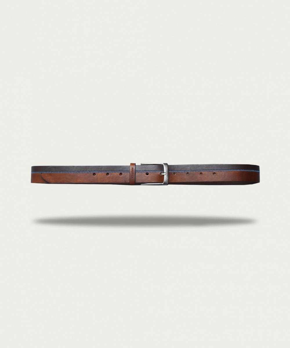 NAUTICA leather belt