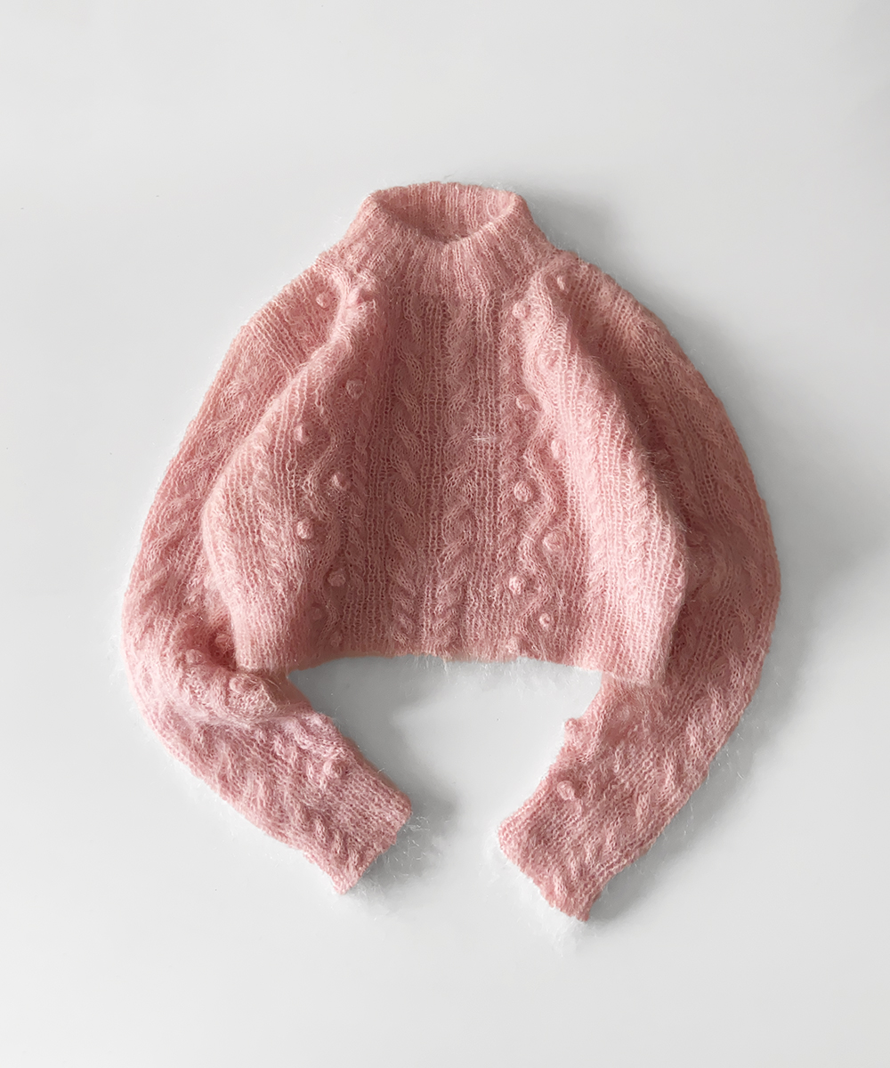 Lui chantant mohair cropped knit