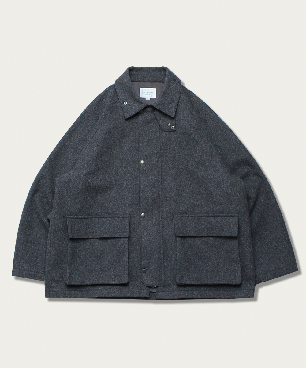 Still by hand 22AW Super100&#039;s melton wool jacket