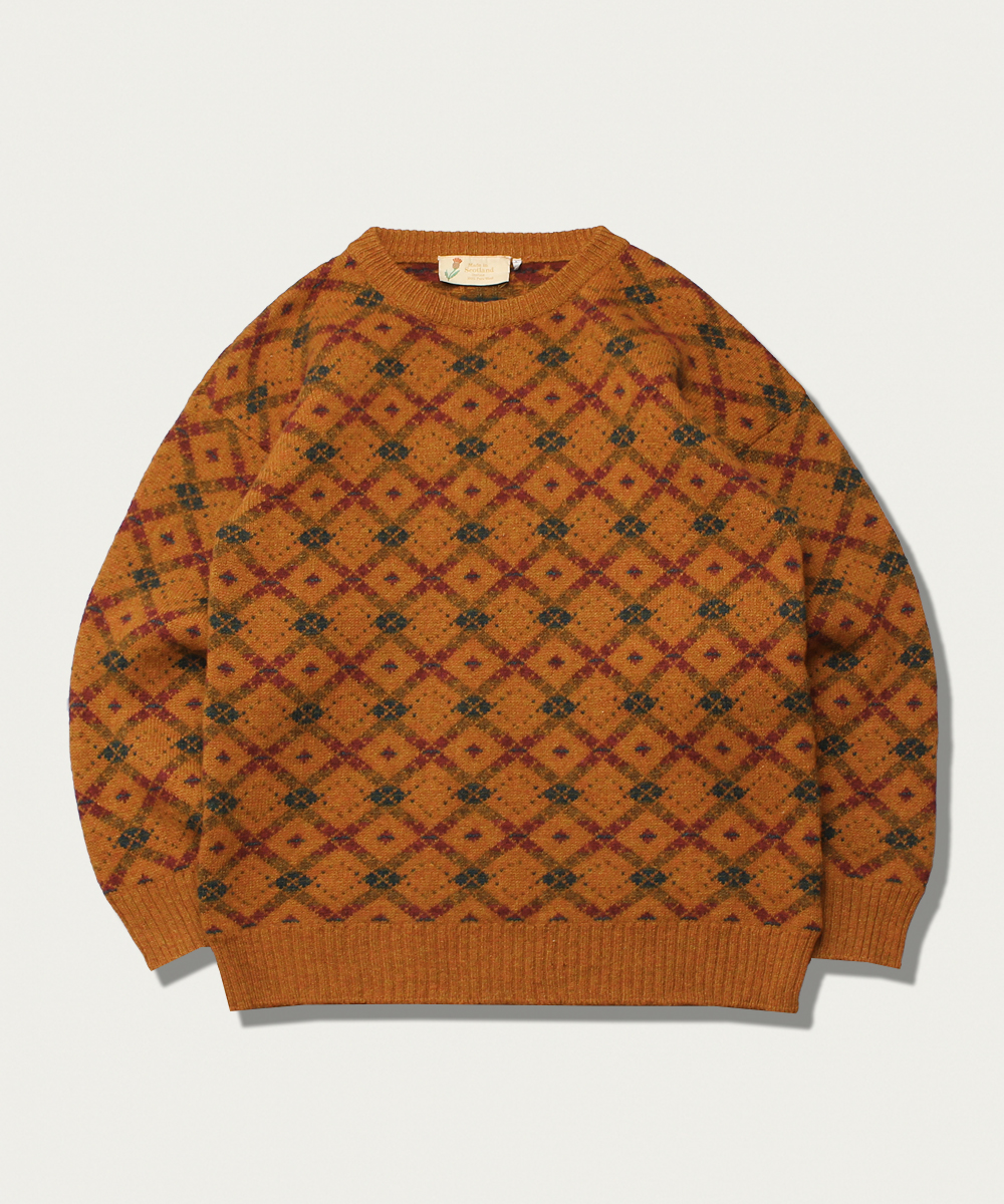 80s vtg shetland wool sweater