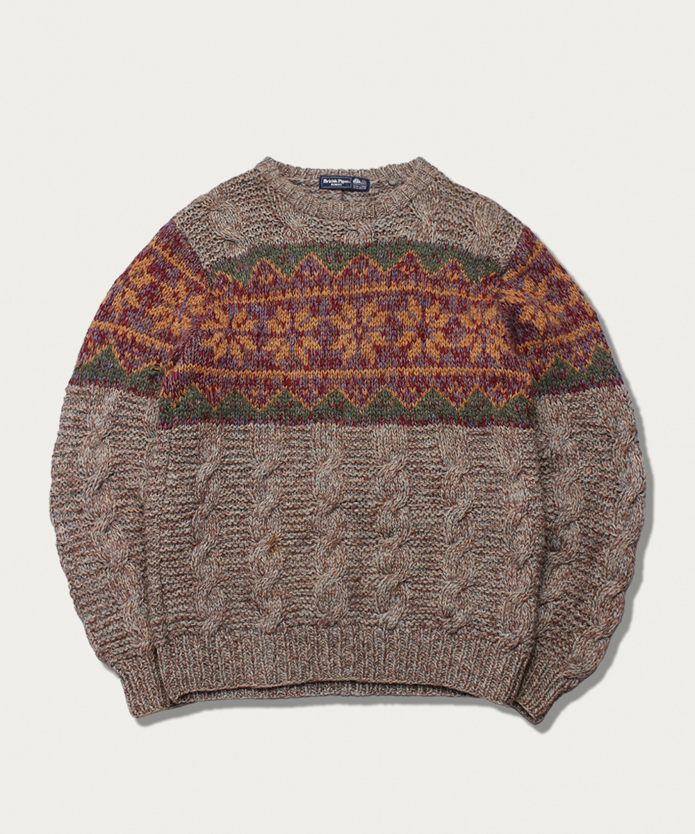 British piper wool sweater