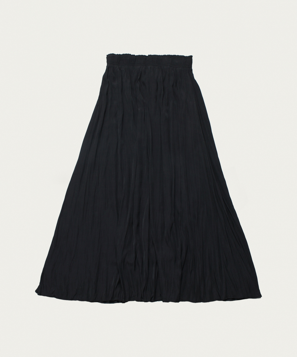 Sense of place pleats long skirt