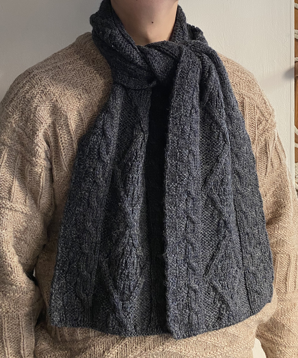 GRENFELL wool knit muffler