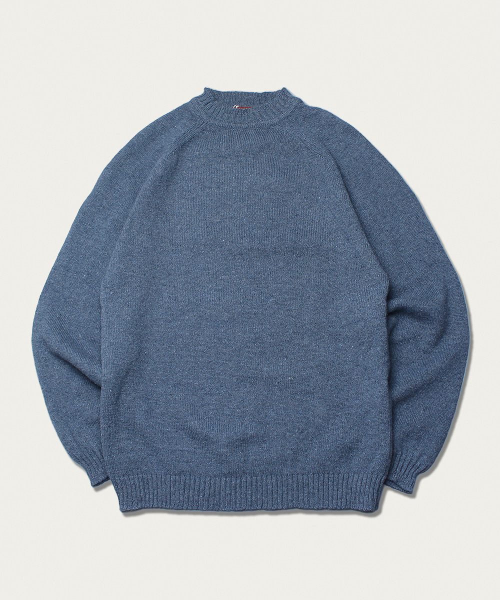 Universal gravitation shetland wool sweater