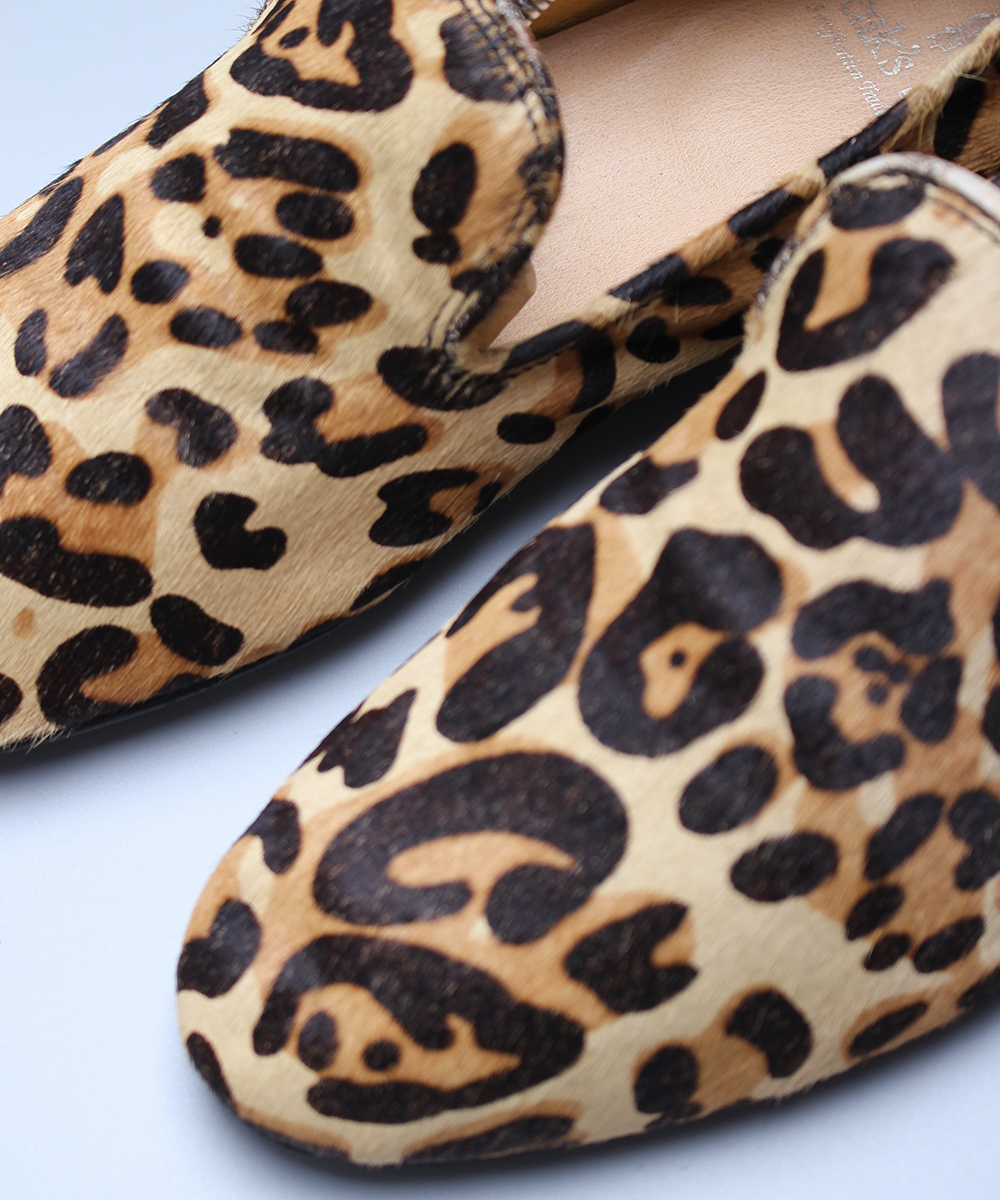 Freaks store &quot;leopard&quot; velvet shoes