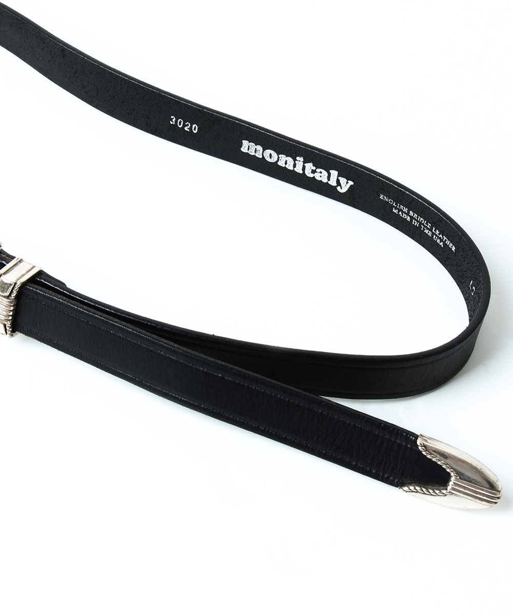 Monitaly bridle leather weatern belt