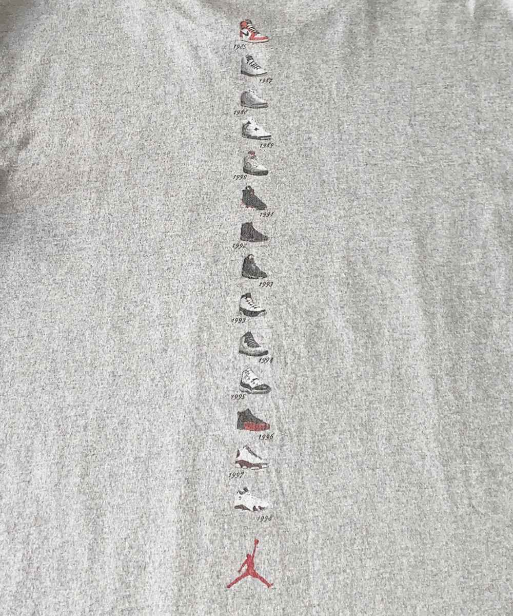 Nike 90s 14y of air jordan T-shirt
