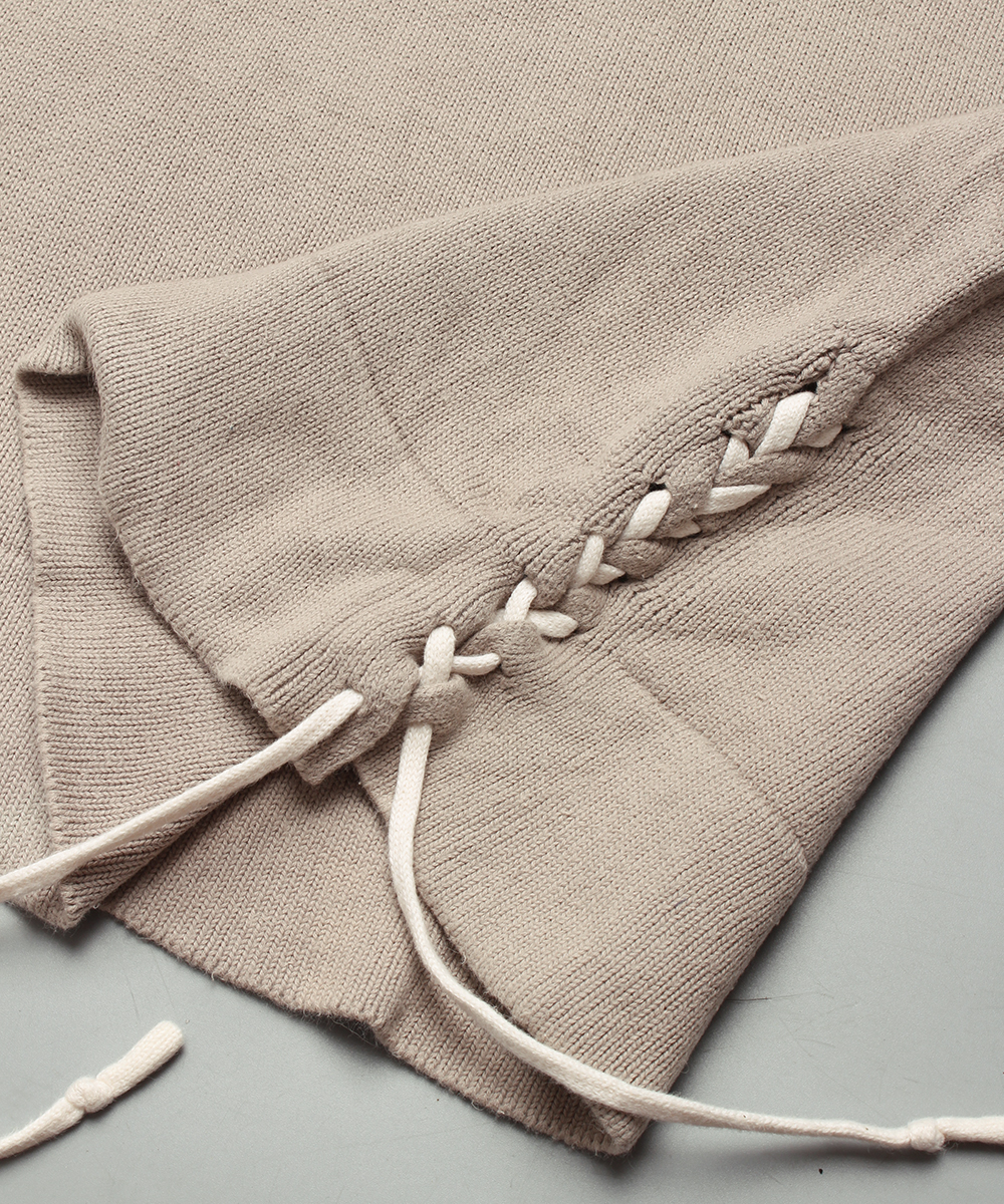 Shiki tokyo siderace stitch knit