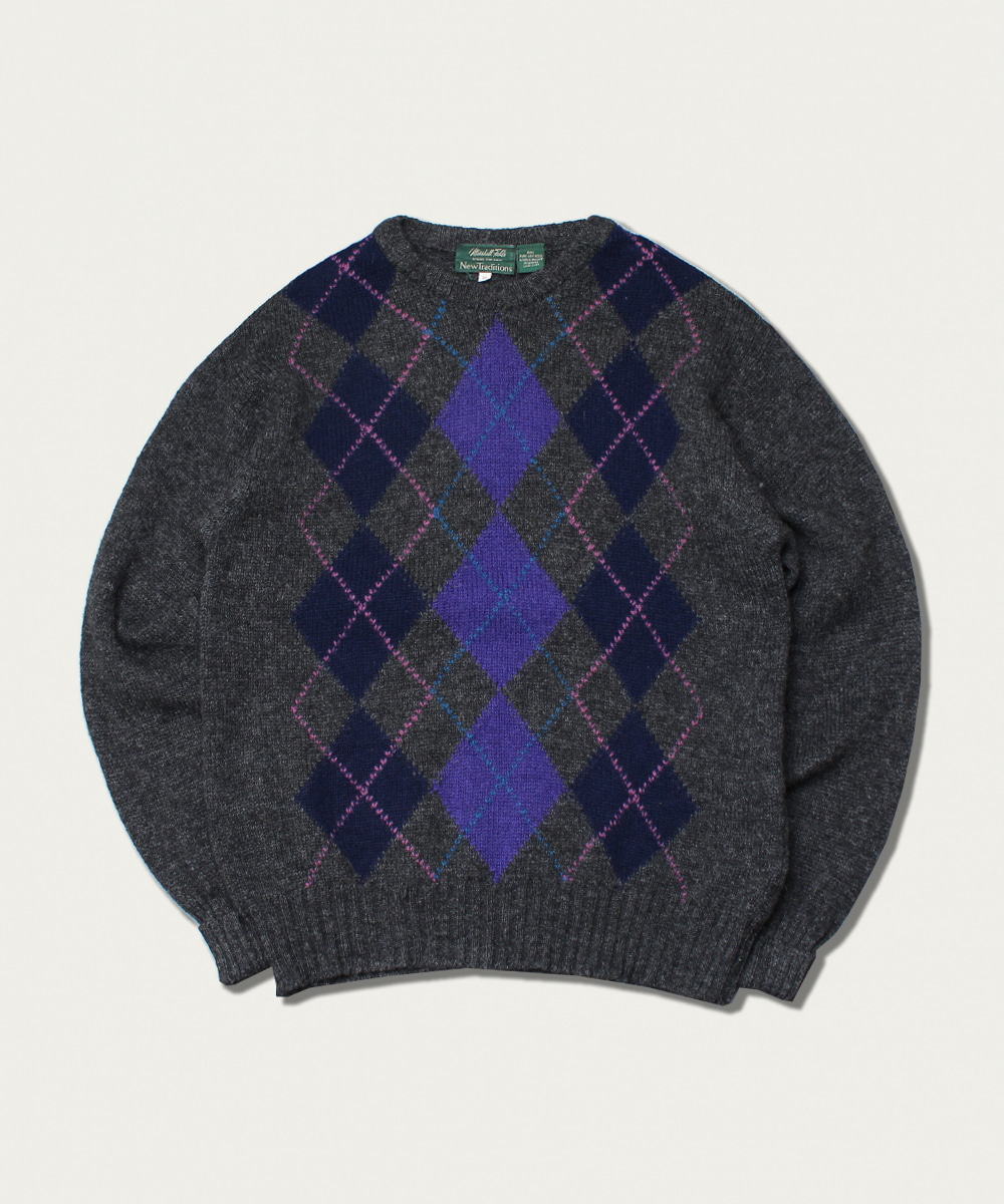 NEW tradition by Marshall Field shetland wool sweater