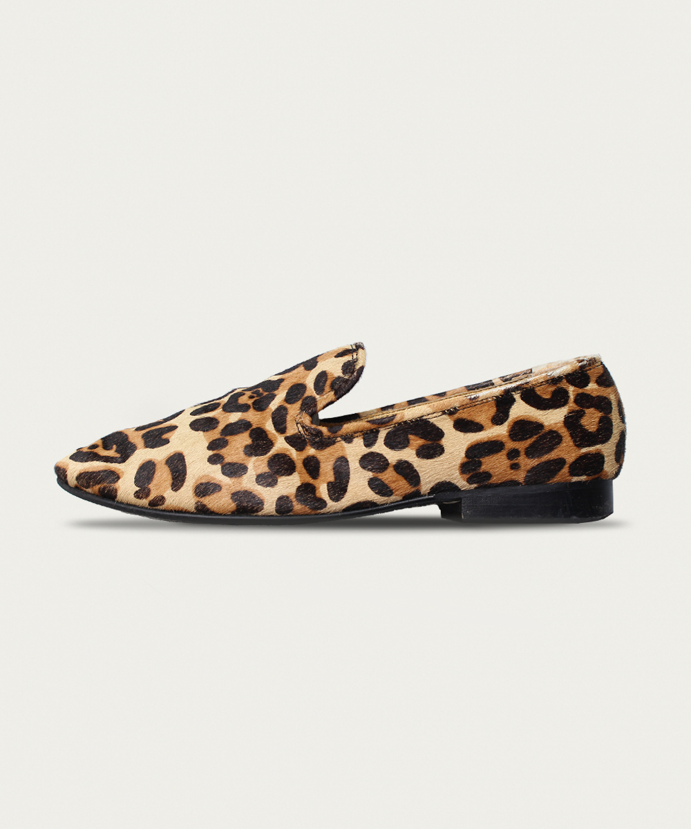 Freaks store &quot;leopard&quot; velvet shoes