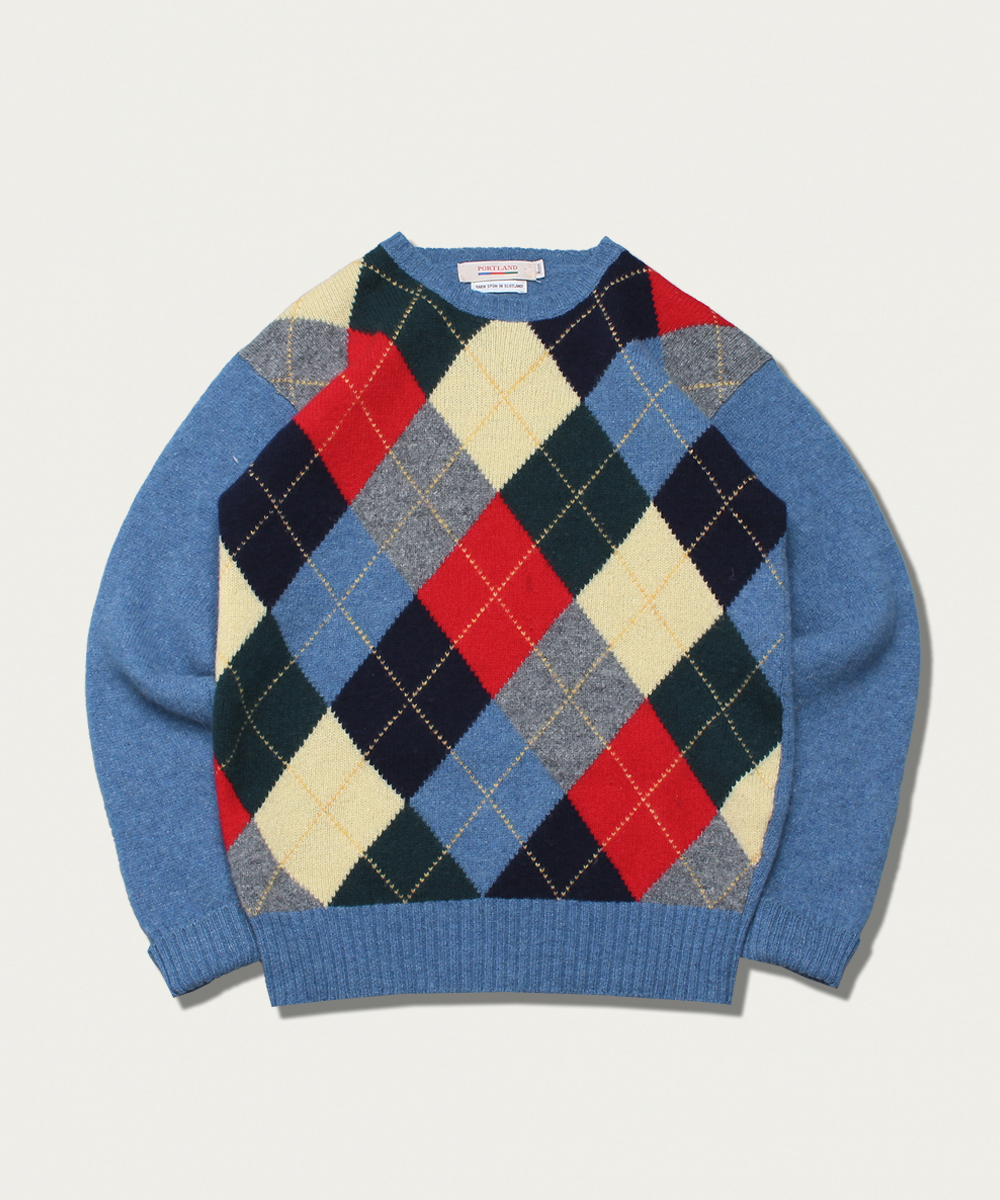 Portland shetland argyle sweater