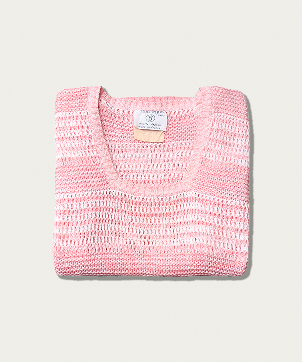 80s Courreges cotton knit