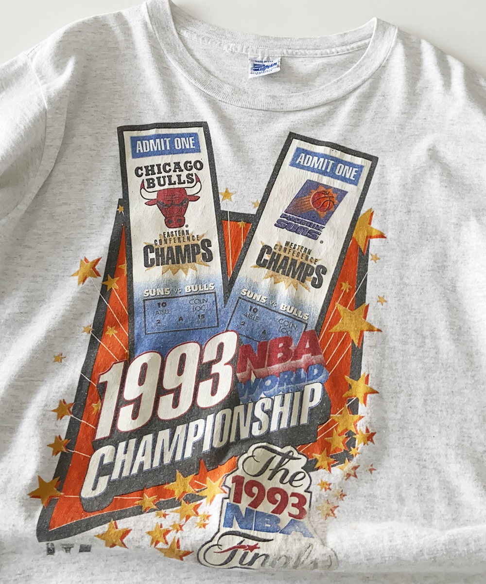 Salem 90s sportwear 93&#039;NBA championship T-shirt