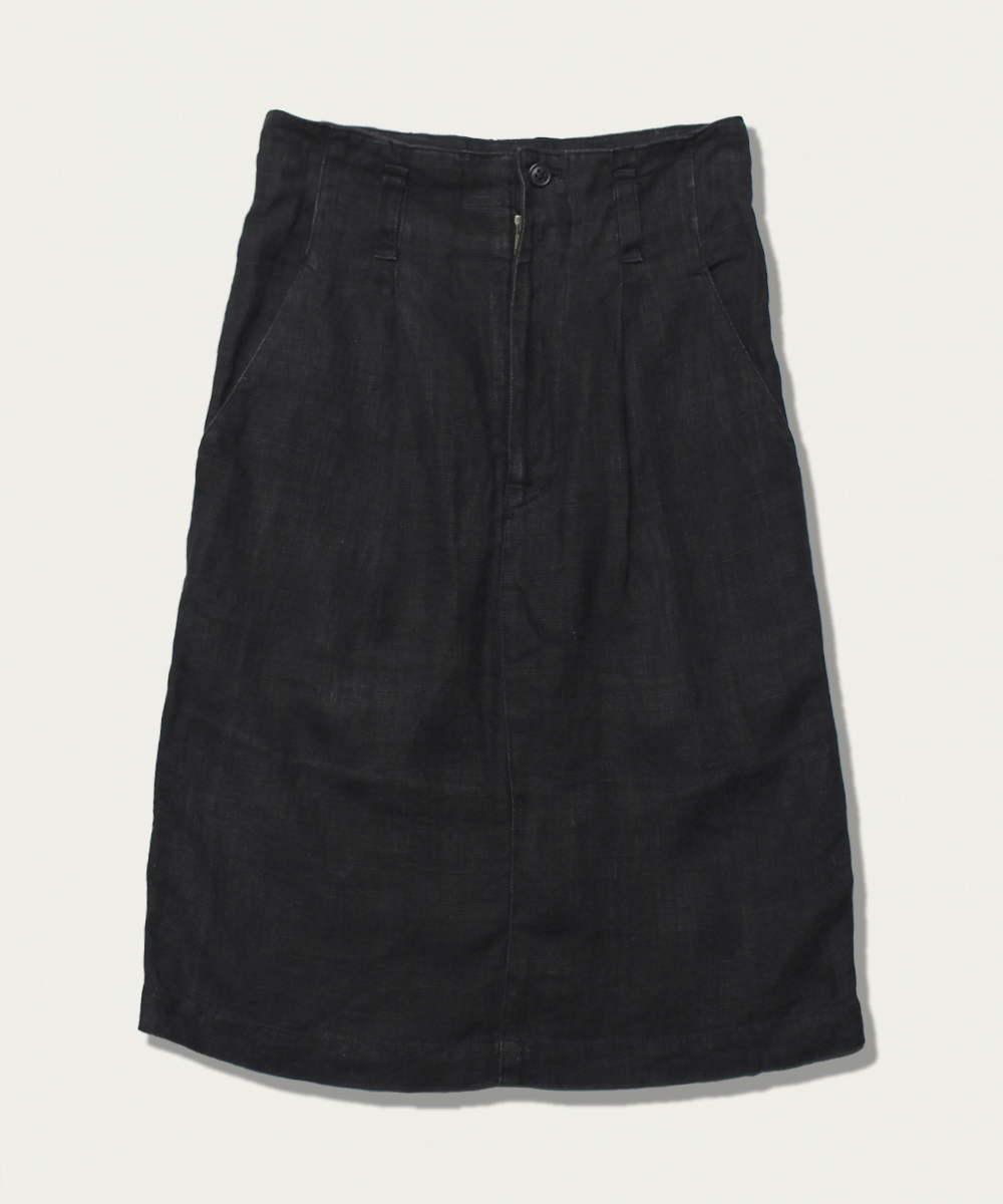 I.S by issey miyake pure linen skirt